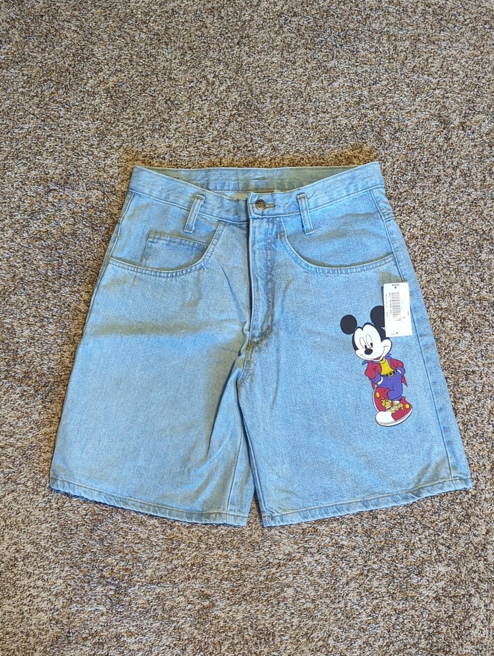 NWT Vintage Mickey Unlimited Denim Shorts
